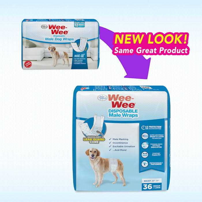Disposable Male Dog Wraps U790