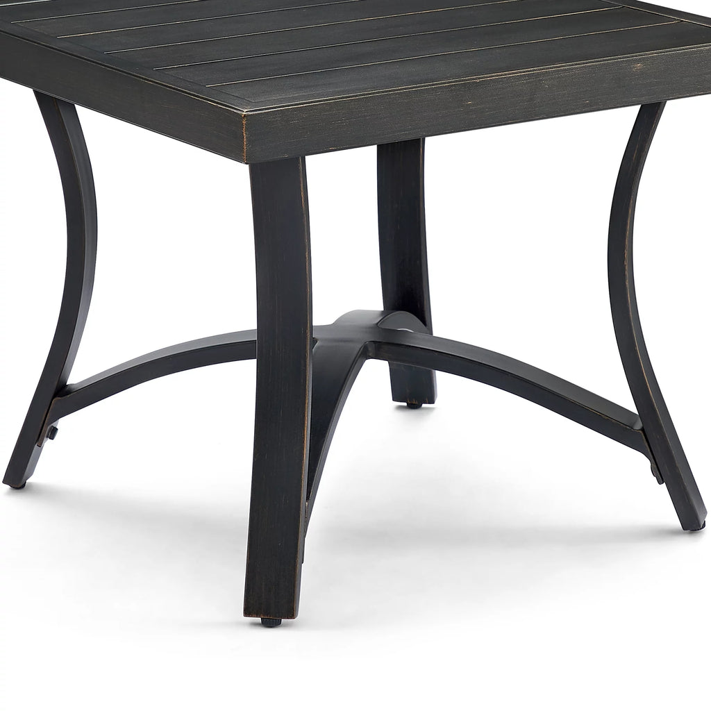 Outdoor Patio Aluminum Square Side Table J83278