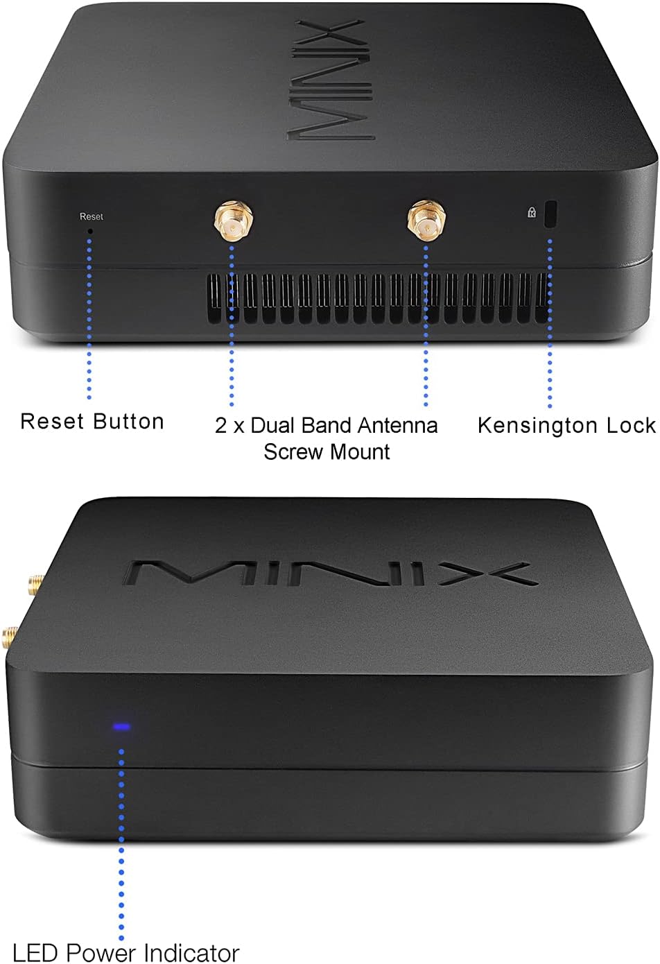 8GB/256GB M.2 NVMe SSD Mini Computer with Triple 4K Display U2452