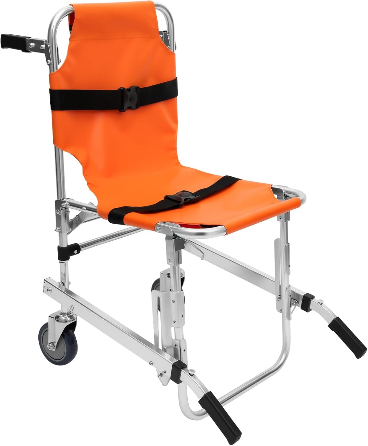 Orange Foldable Transport Wheelchair P983