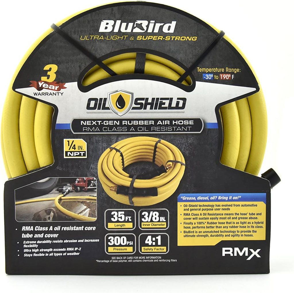 3/8" x 35' Rubber Air Hose Pack of 2 N467057