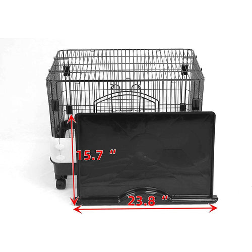 26 Rabbit Cage with Pull Out Tray and Caster M151852