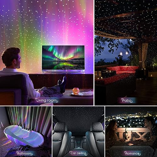 Star Projector with Bluetooth Speaker and White Noise Y1906