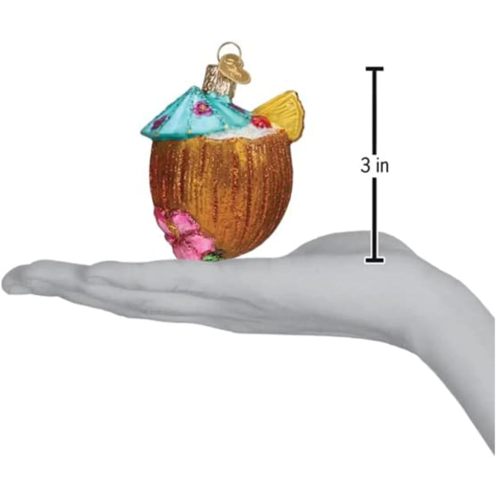 Glass Blown Tree Ornament T162