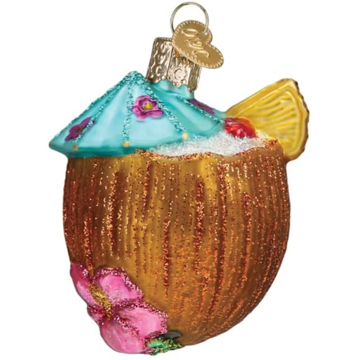 Glass Blown Tree Ornament T162