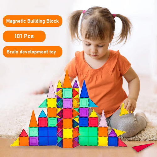 101 PCS Magnetic Building Blocks Set W9718