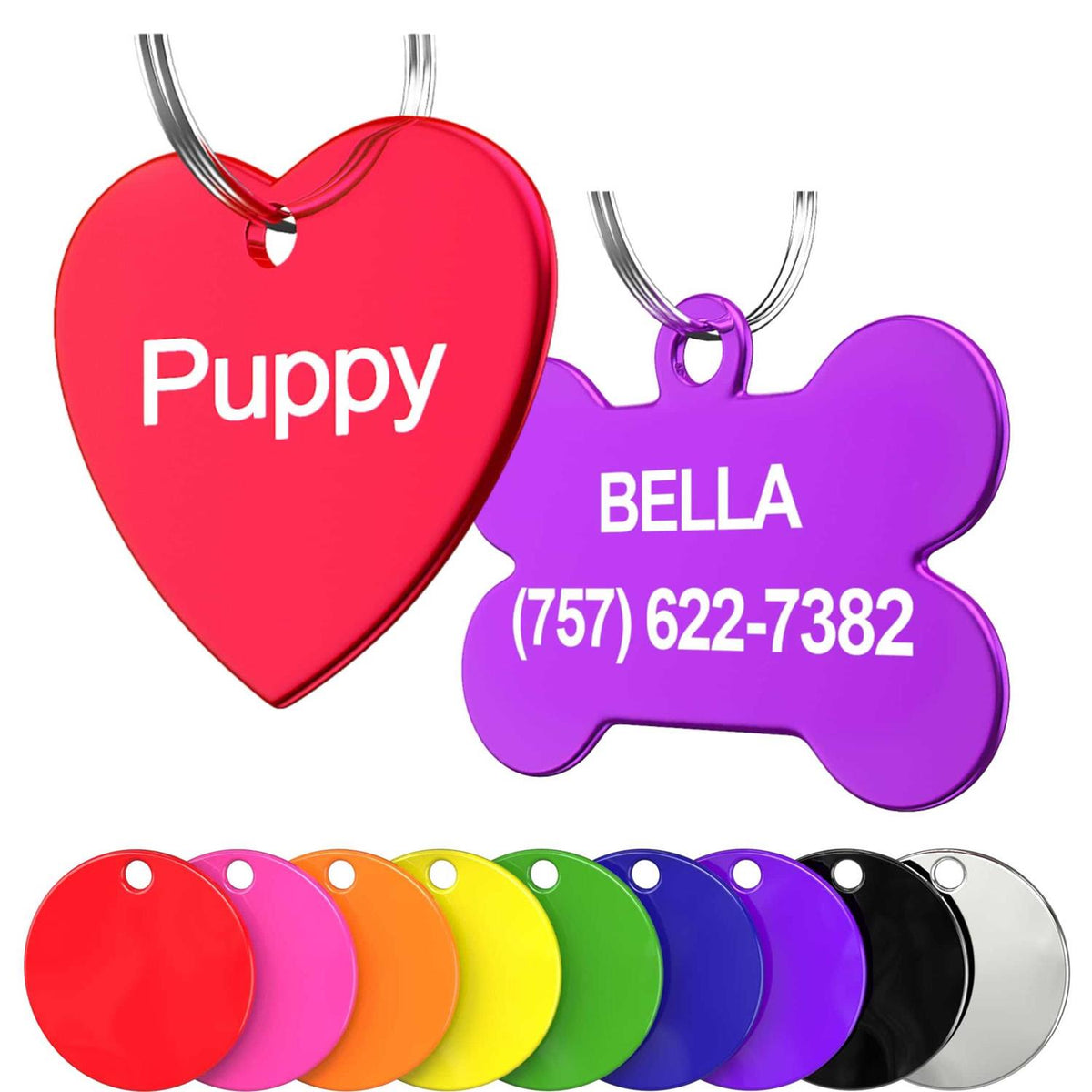 Custom Pet ID Tag K491