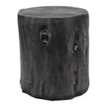 Faux Wood Round Side Table L14435