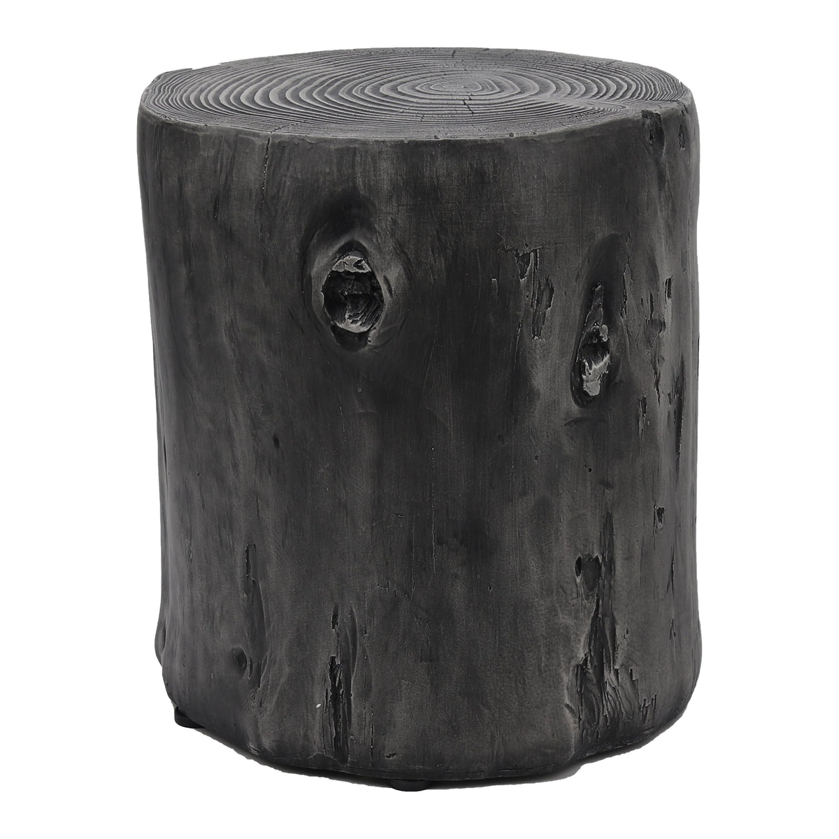 Faux Wood Round Side Table L14435