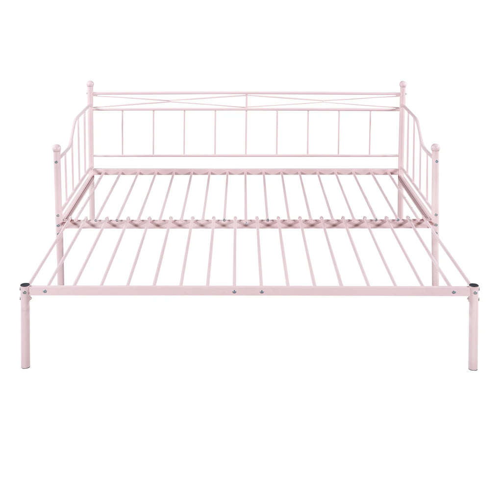 Twin Metal Daybed with Pull-out Trundle W789