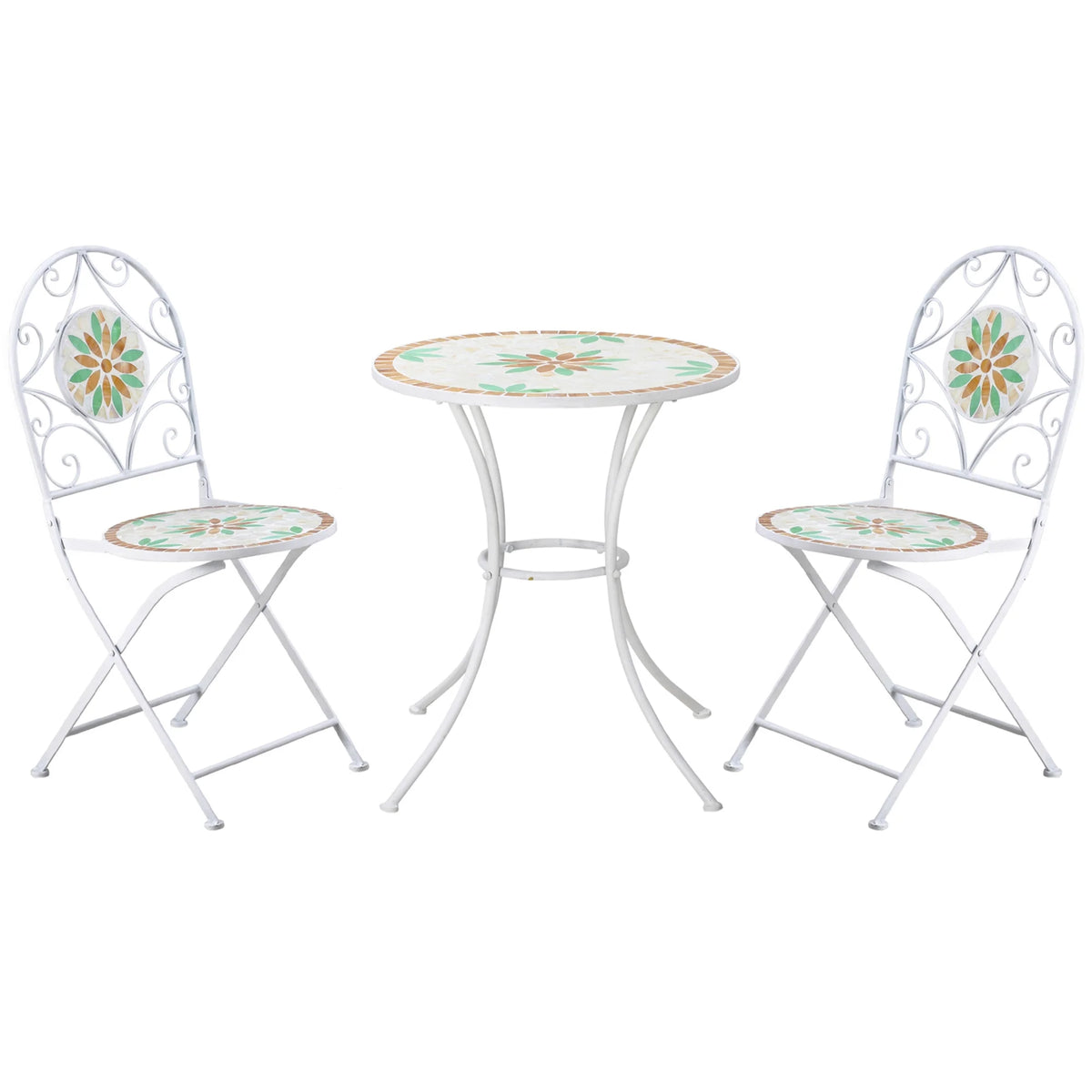 Folding 3 Piece Bistro Set O772998