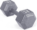 25 lb Cast Iron Hex Dumbbell H50030
