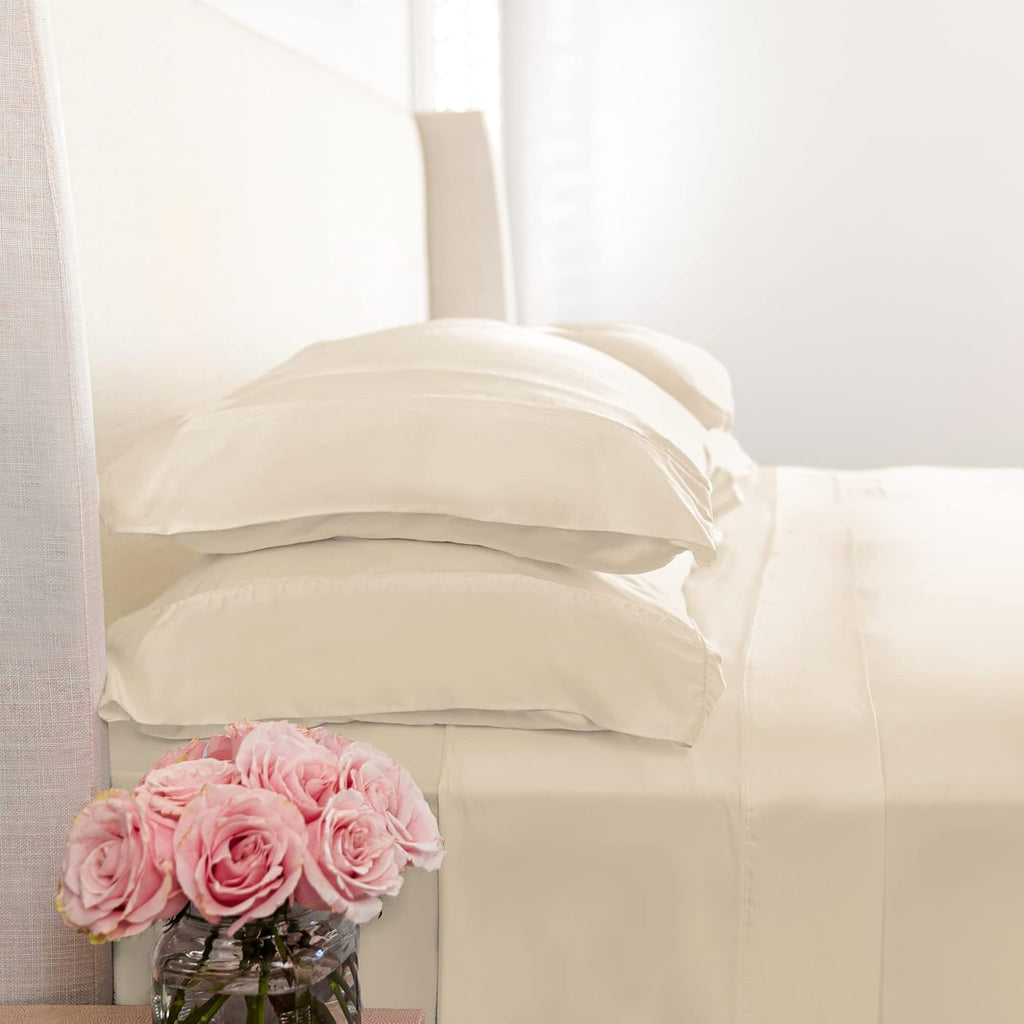 100% Viscose from Bamboo Sateen Weave Sheet Set D810310