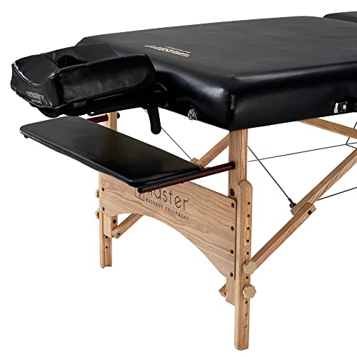 Black Extra Wide Portable Massage Table H3108