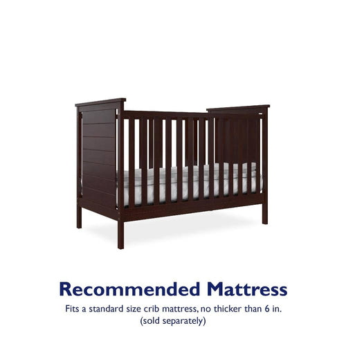 3 in 1 Convertible Crib, Espresso I813