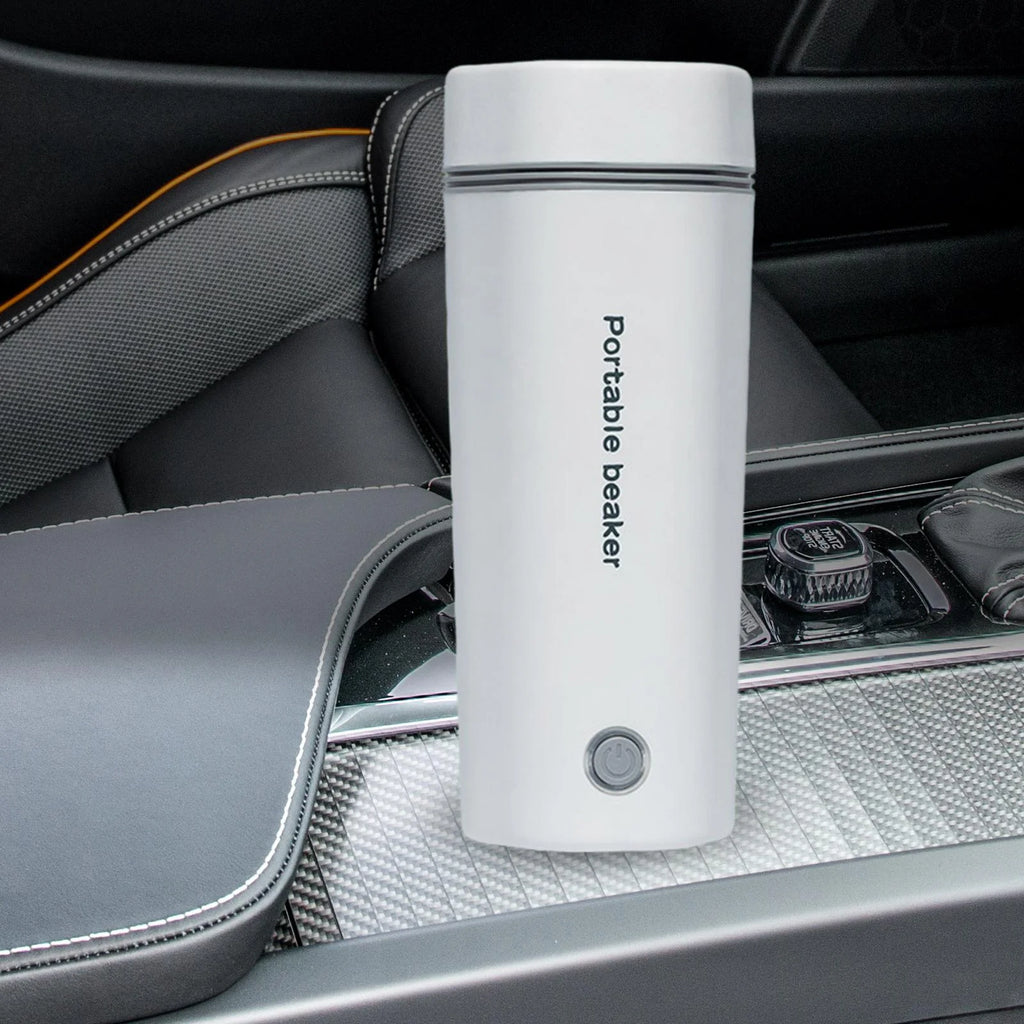 Car Heating Cup Electric Kettle 400ml White N103