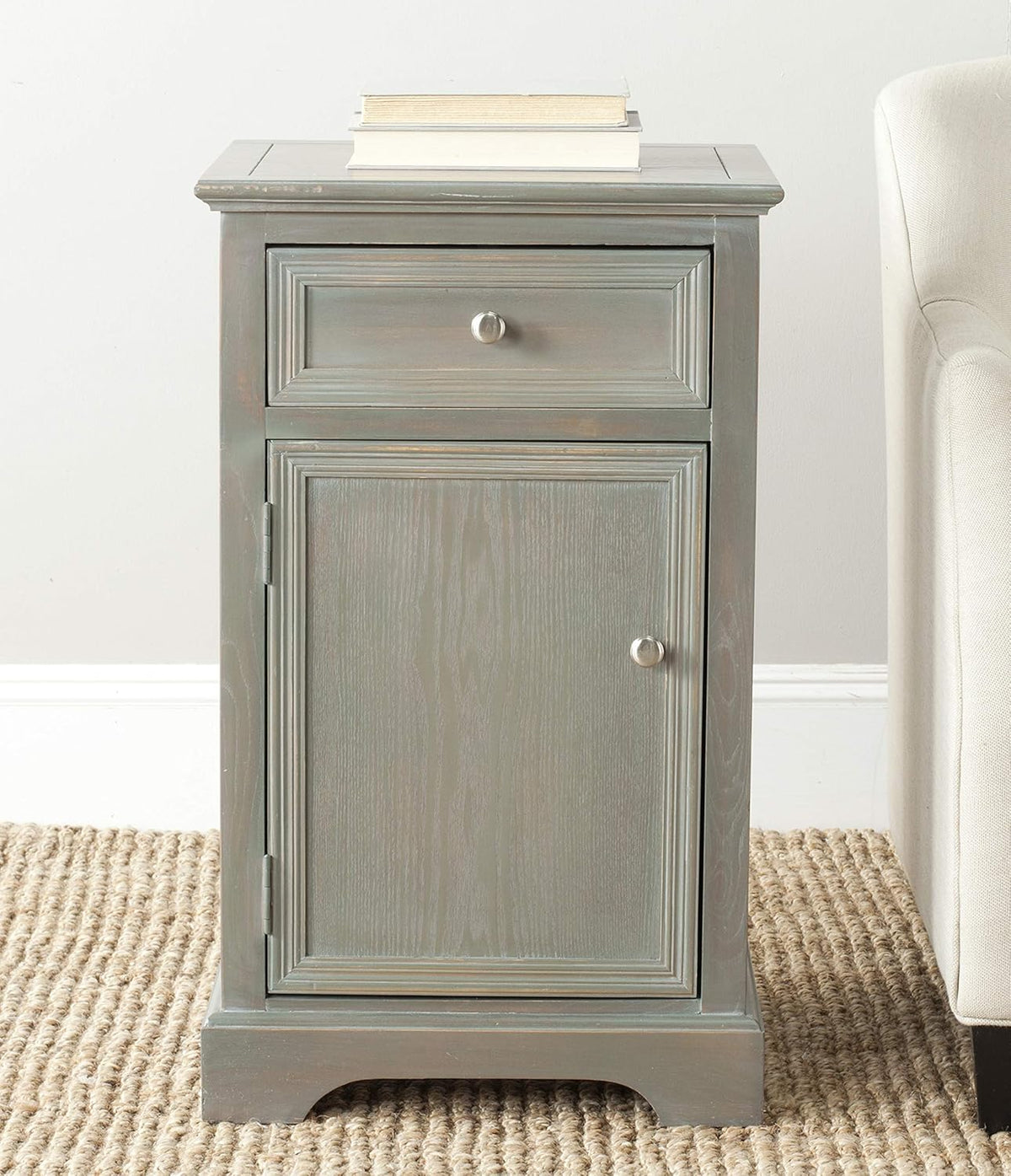 French Grey End Table N91563