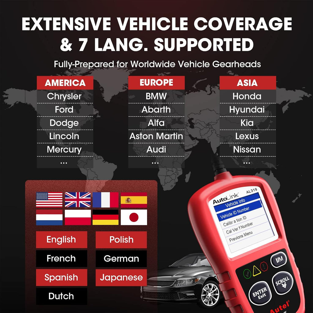 OBD2 Scanner Code Reader Car Diagnostic Tool Pack of 2 Q734552