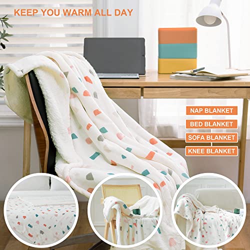 Heated Blanket Throw 50"x60" Machine Washable Electric Throw Blanket with 4 Heating Levels T738797