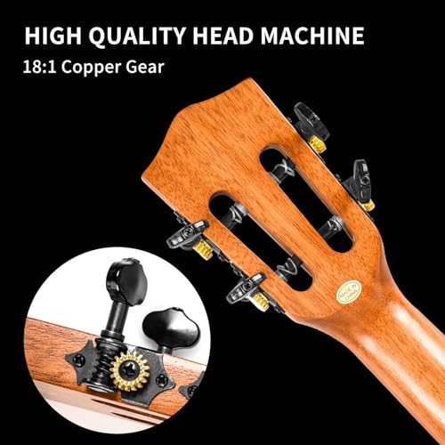 Concert Ukulele 23 Inch KOA Wood with Gig Bag X98761