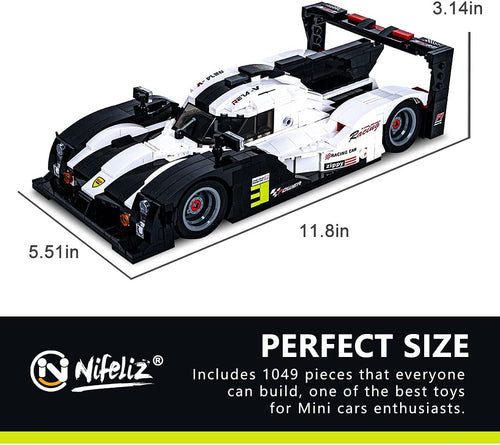 1:14 Scale Sports Car Building Blocks Set (1049Pcs) H486339