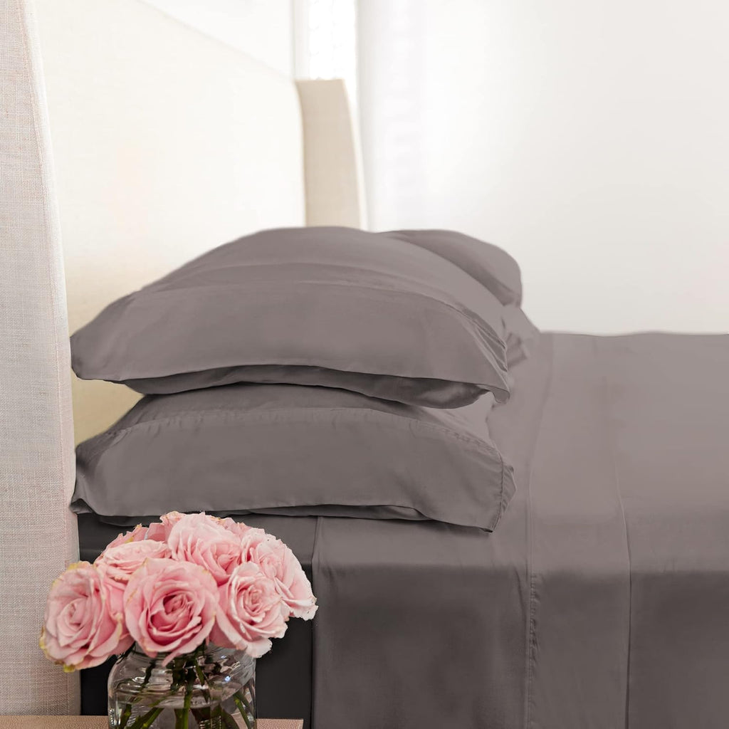 100% Viscose from Bamboo Sateen Weave Sheet Set D810310