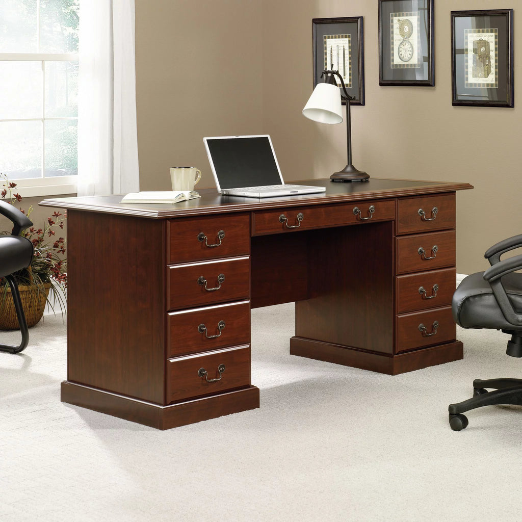 Classic Cherry Finish Executive Desk K2706