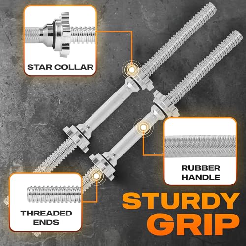 Pair of Threaded Dumbbell Handles E791976