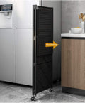 4-Shelf Collapsible Shelving Unit with Caster Wheels M2590