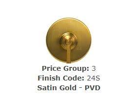 Angle Valve Kit, 1/2x22 Sweat Satin Gold M56217