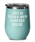Border Collie Wine Glass M633193