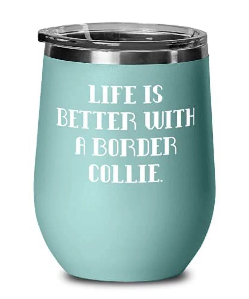 Border Collie Wine Glass M633193