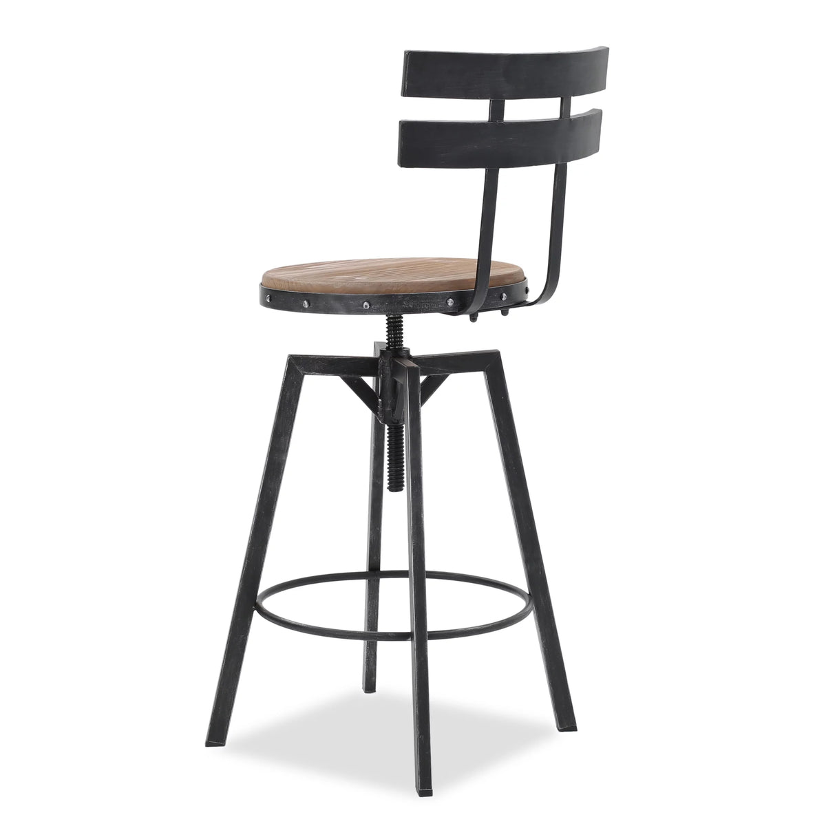 Adjustable Height Swivel Barstools Set of 2 E57848