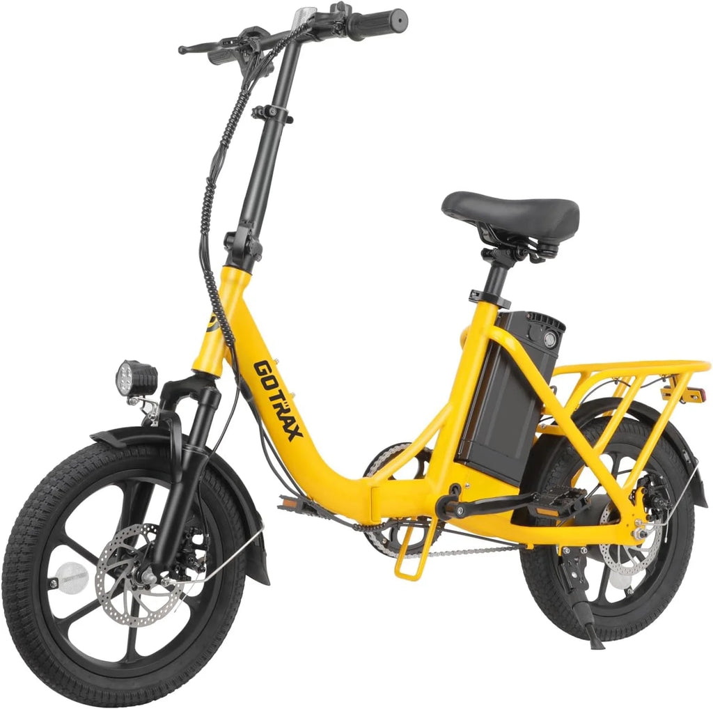 White 350W Folding Electric Bike Z61320