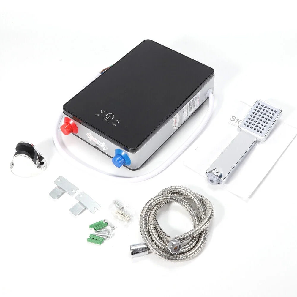 Black Compact Instant Hot Water Heater M1448