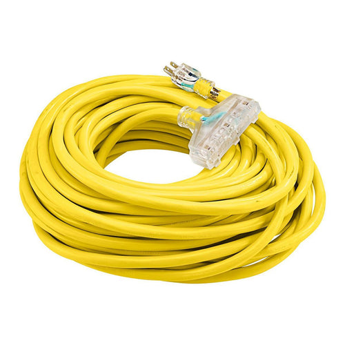 100 ft. 10/3 Gauge Triple-Tap Extension Cord O9942