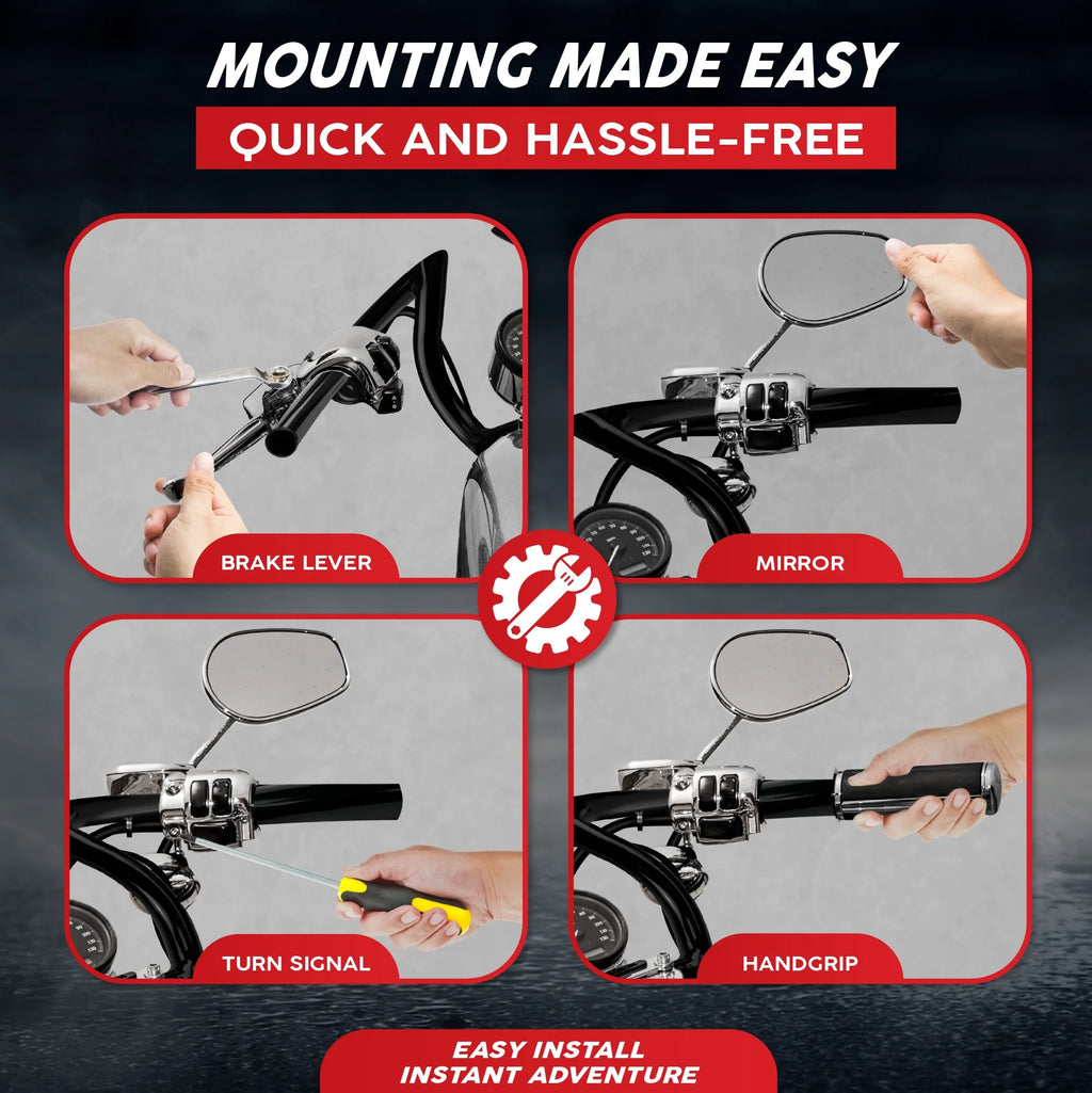 Black Z-Bar Handlebar 1 Inch L1077