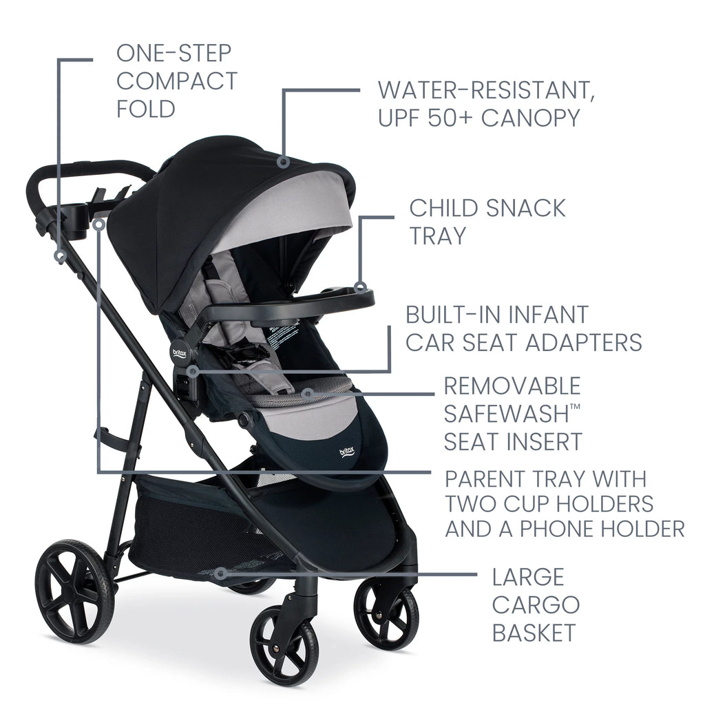 Baby Travel System, Infant Car Seat and Stroller Combo E7908