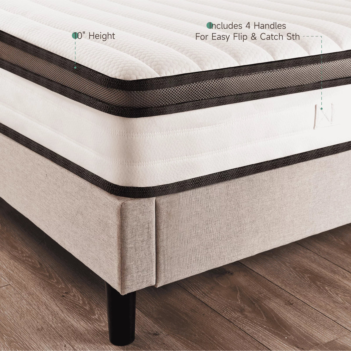 Gel Memory Foam Hybrid Mattress Full Size Y594584