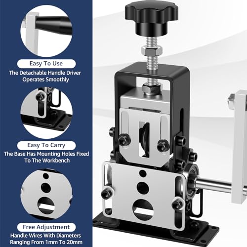 Manual Wire Stripper Machine, 0.06''-0.98'' Scrap Copper Wire Stripping Machine Z990174