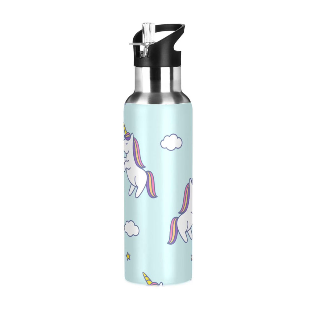 Stainless Steel Insulated Water Bottle with Straw Lid B49541