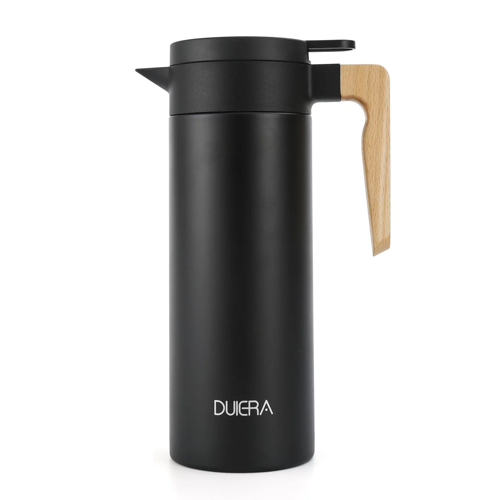 Black Stainless Steel 51 Ounces Thermal Coffee Carafe J896636