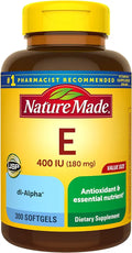 Vitamin E 180 mg 300 Softgels Dietary Supplement L319048