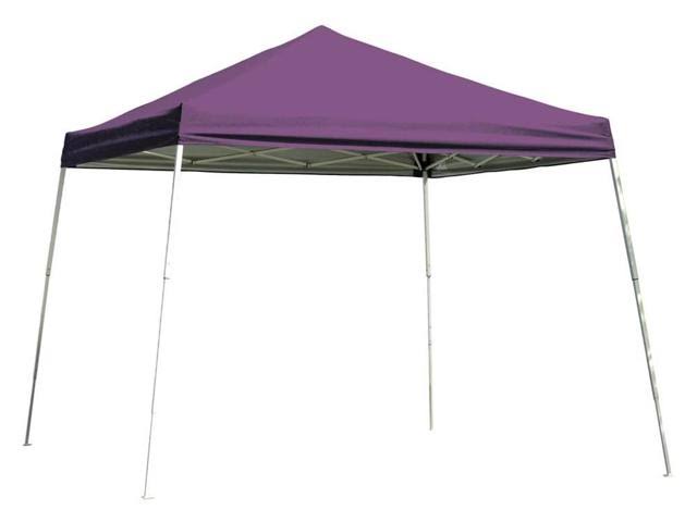 Purple 10 ft. W x 20 ft. D Straight Leg Pop-Up Canopy U3886