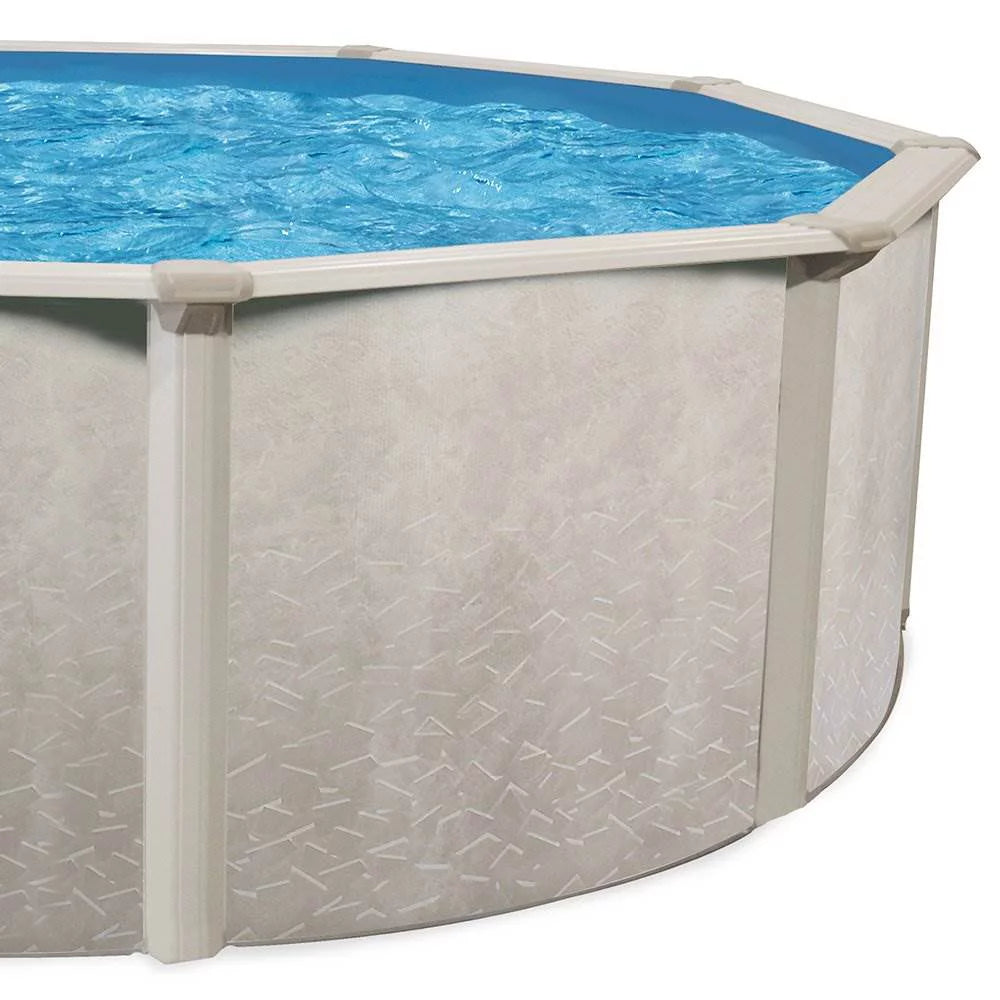 15 Foot x 52 Inch Steel Frame Above Ground Swimming Pool N7478