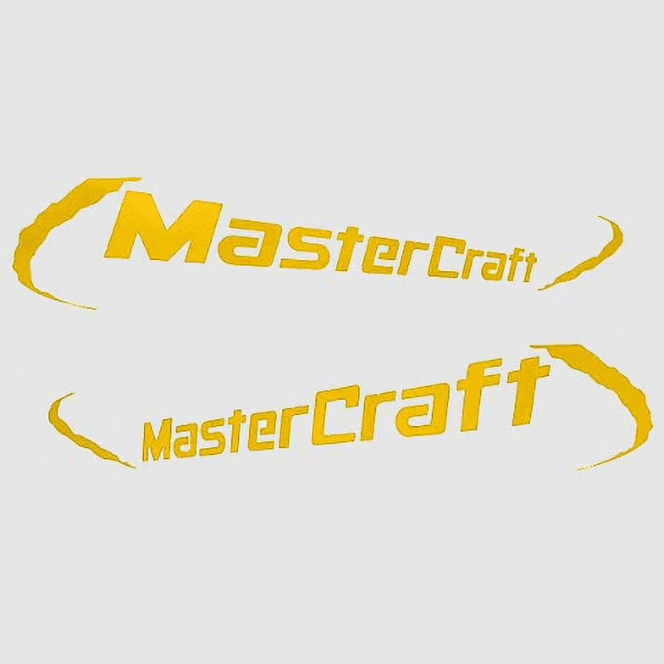 Yellow 2PC Boat Decal Set C262