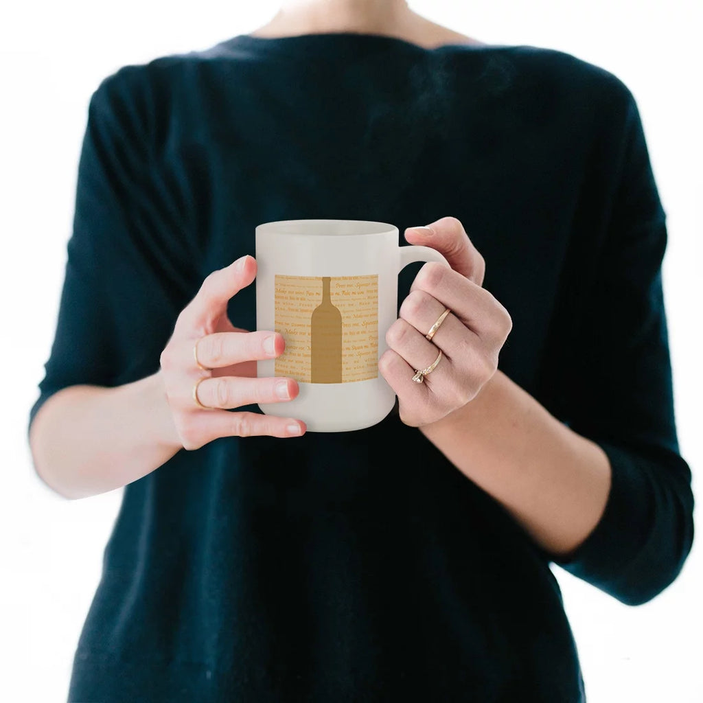 Ceramic 15oz White Mug K60501