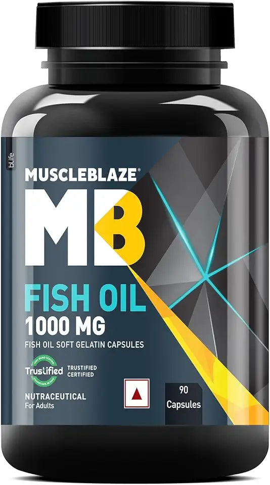 90 Capsules 1000mg Omega 3 Fish Oil with EPA & DHA P3923