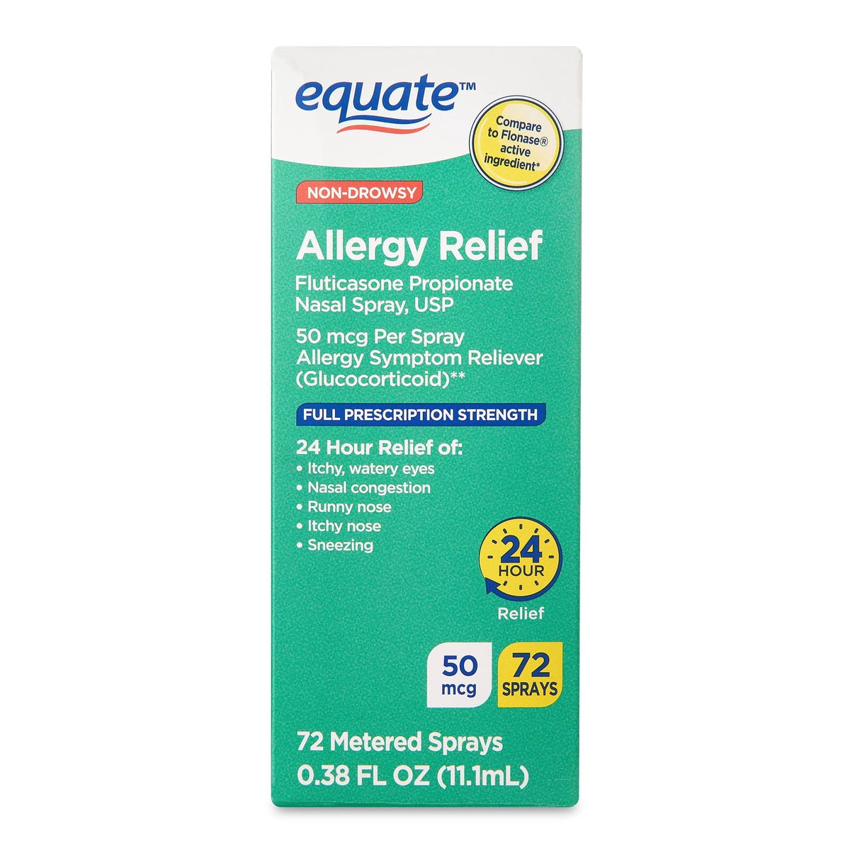 Non-Drowsy Fluticasone Propionate Nasal Spray, 50 mcg, 72 Sprays Y45753