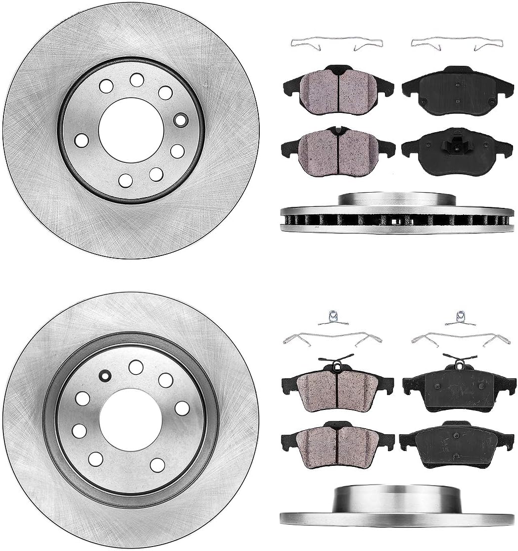 Brake Rotors and Brake Pads with Hardware B412272